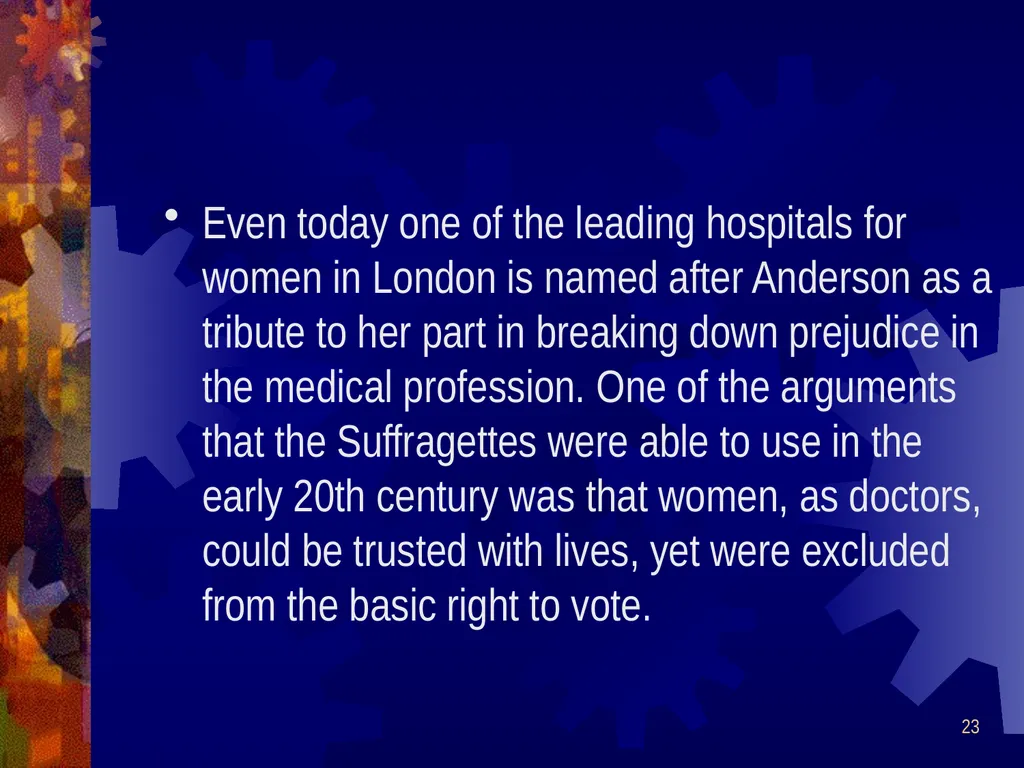 1 Women and Medicine History Year 11 2 Attitudes - slide 23 of 31