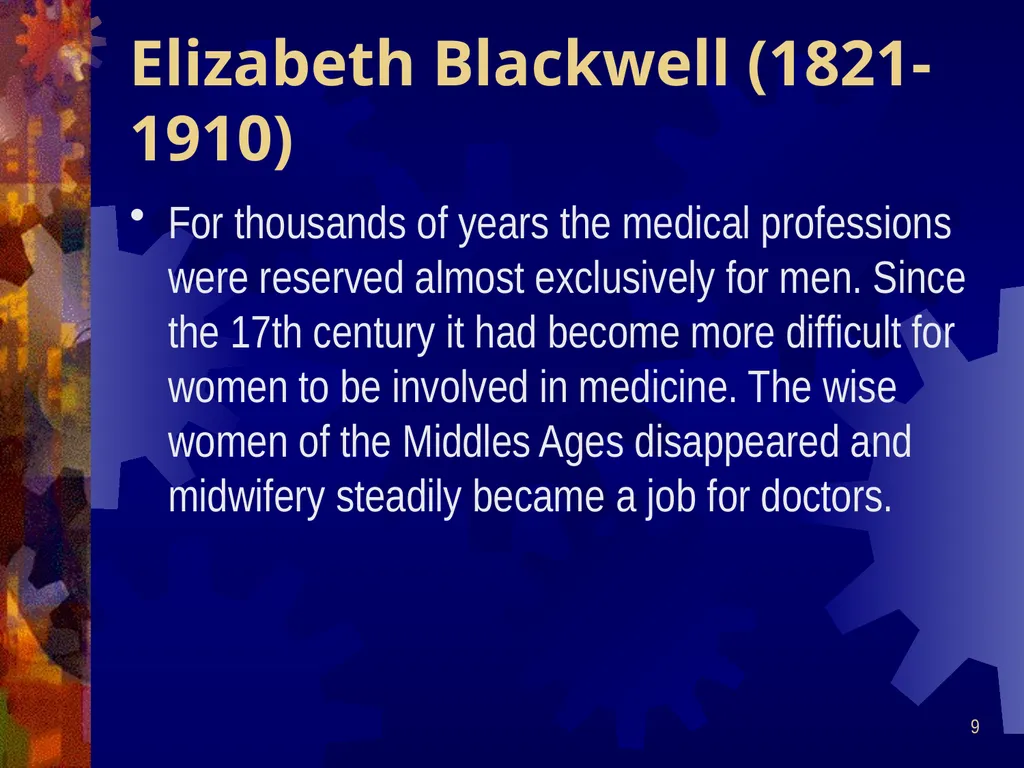 1 Women and Medicine History Year 11 2 Attitudes - slide 9 of 31