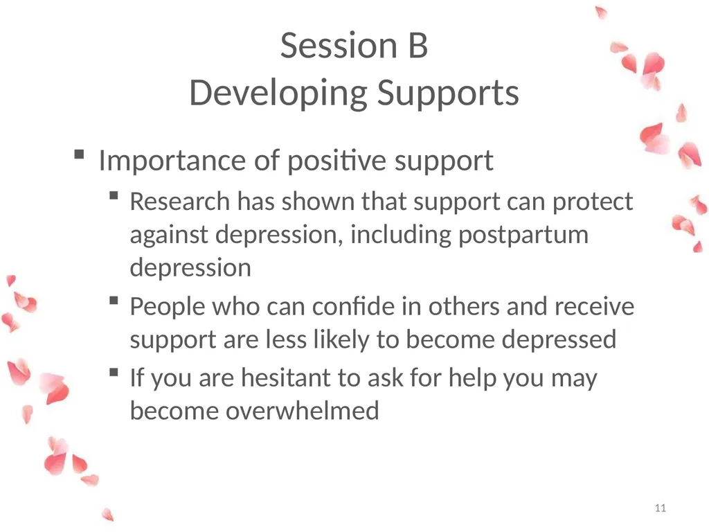 Session B: Being a Mother Changing Roles Mothers - slide 11 of 17