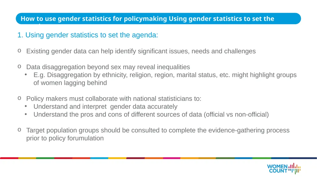 Using gender data for policymaking ASIA-PACIFIC - slide 12 of 25