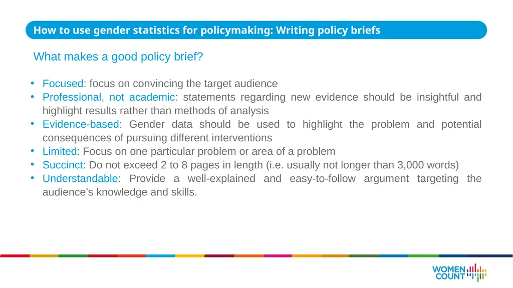 Using gender data for policymaking ASIA-PACIFIC - slide 17 of 25