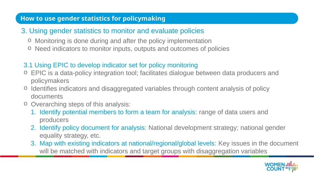 Using gender data for policymaking ASIA-PACIFIC - slide 20 of 25