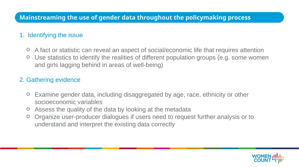 Using gender data for policymaking ASIA-PACIFIC - slide 6 of 25