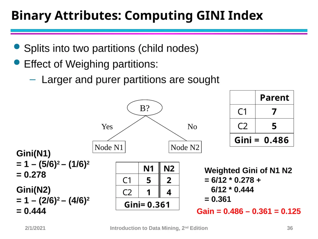 Data Mining Classification: Basic Concepts and - slide 36 of 59