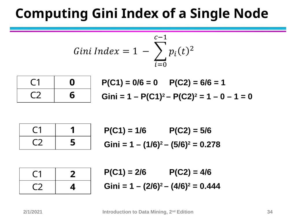 Data Mining Classification: Basic Concepts and - slide 34 of 59