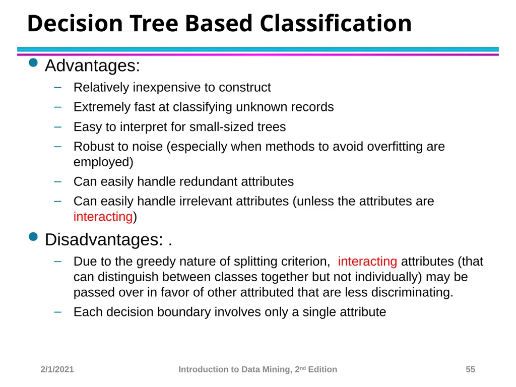 Data Mining Classification: Basic Concepts and - slide 55 of 59