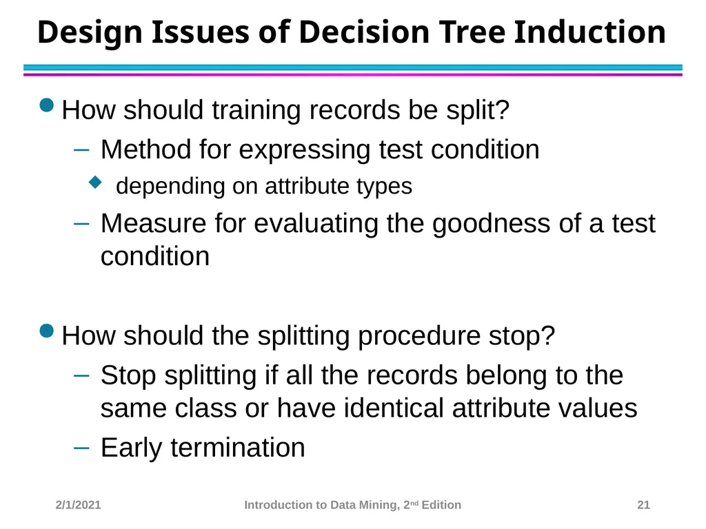 Data Mining Classification: Basic Concepts and - slide 21 of 59
