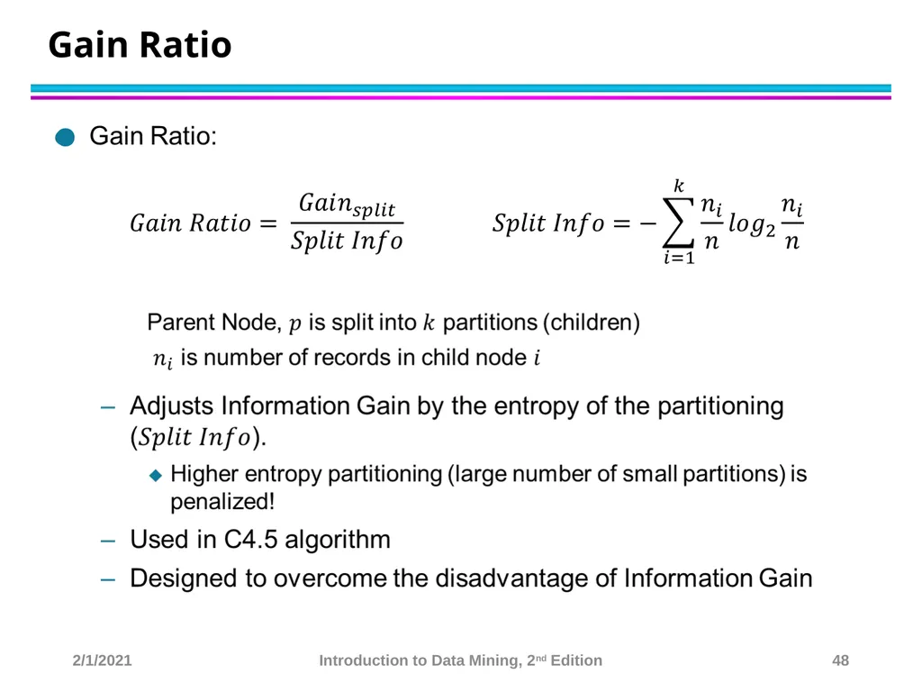 Data Mining Classification: Basic Concepts and - slide 48 of 59