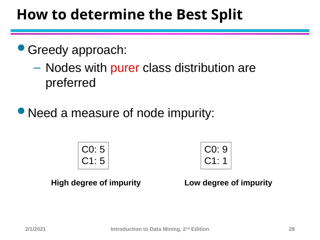 Data Mining Classification: Basic Concepts and - slide 28 of 59