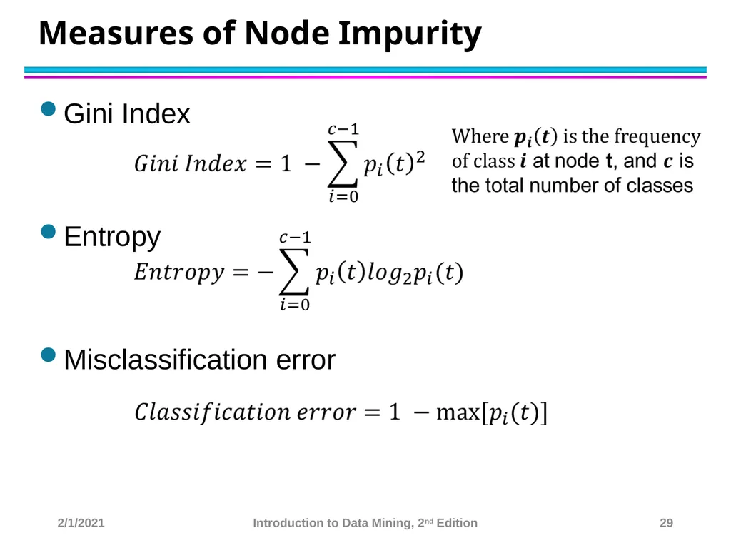 Data Mining Classification: Basic Concepts and - slide 29 of 59