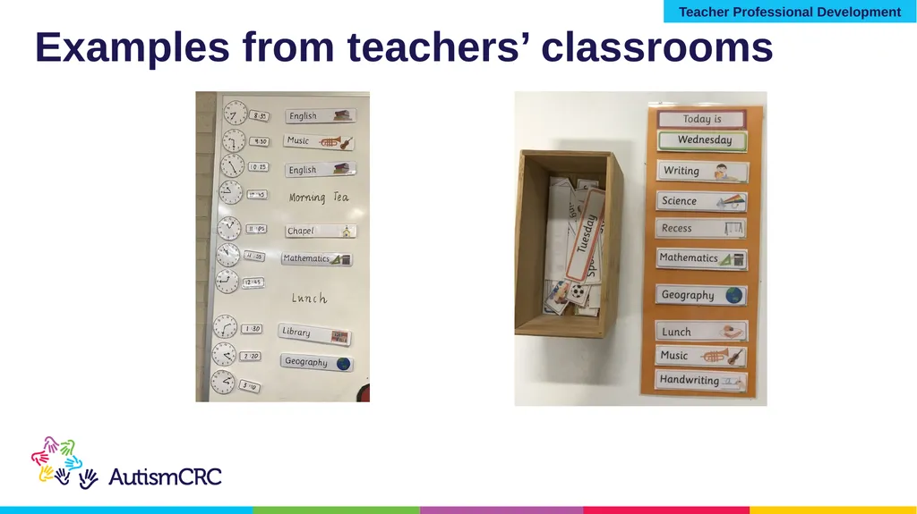 Structured Teaching VISUAL SCHEDULES Teacher - slide 24 of 27
