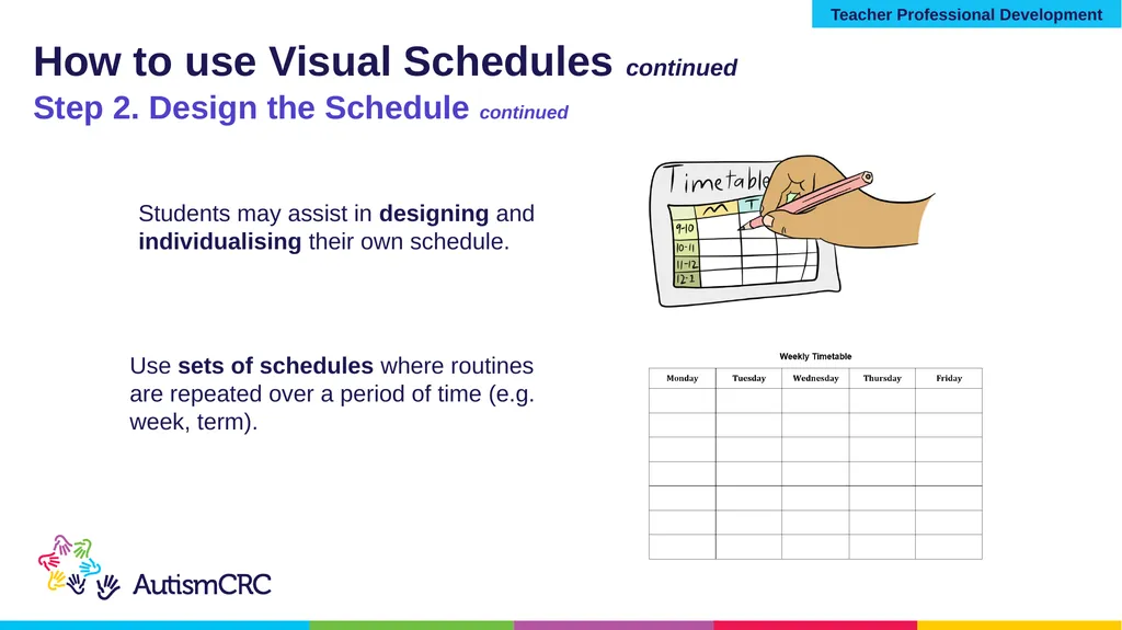 Structured Teaching VISUAL SCHEDULES Teacher - slide 21 of 27