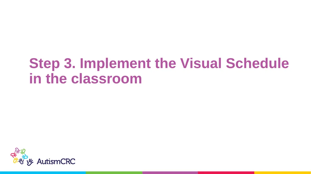 Structured Teaching VISUAL SCHEDULES Teacher - slide 22 of 27