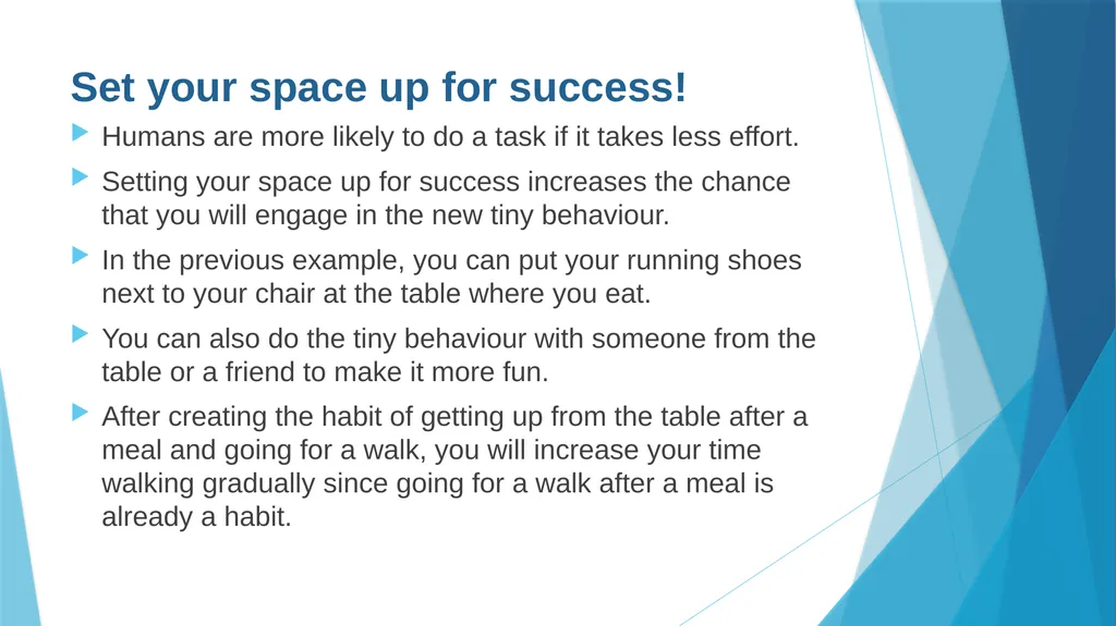 Creating Habits for Success One Tiny Habit at a - slide 5 of 9