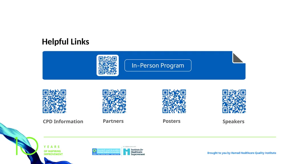 Speakers Posters CPD Information Partners Helpful - slide 2 of 19