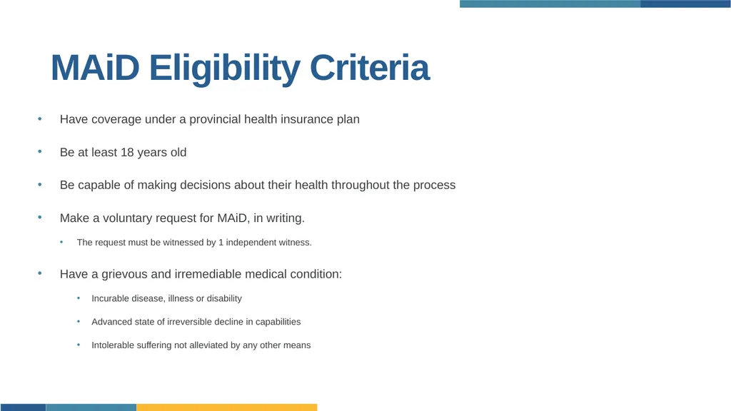 Engaging Individuals in Navigating MAiD Champlain - slide 5 of 20