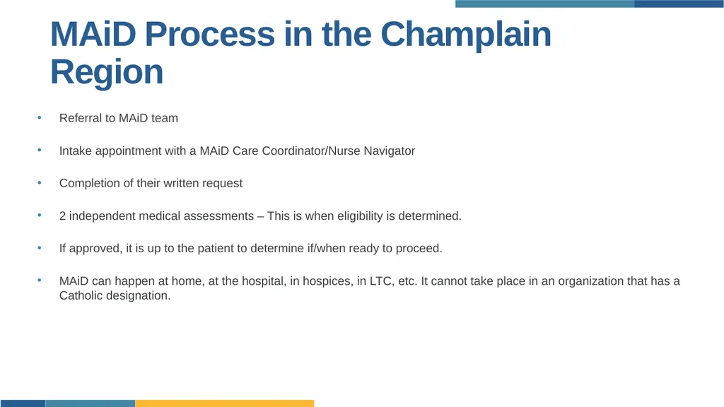 Engaging Individuals in Navigating MAiD Champlain - slide 6 of 20