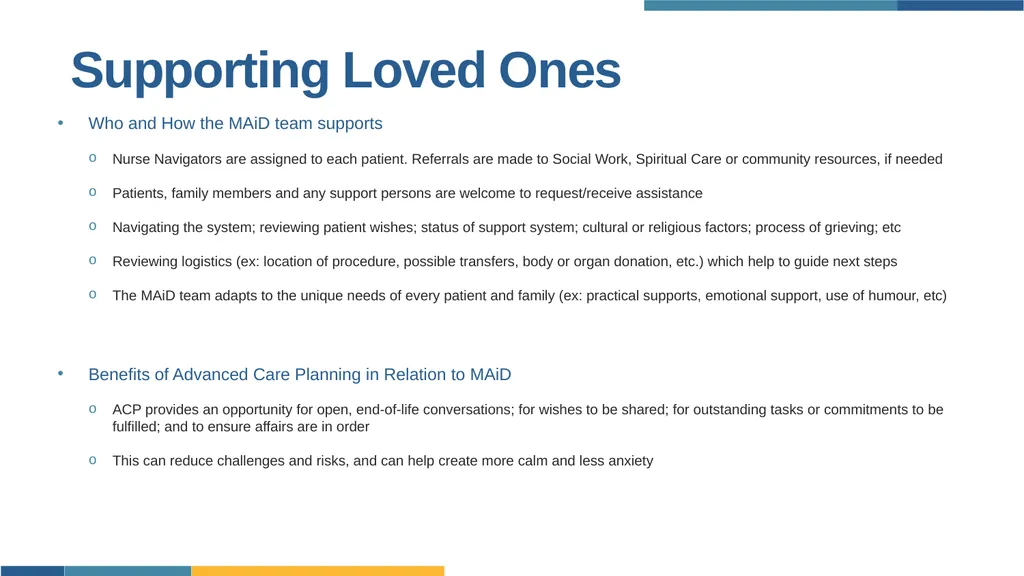 Engaging Individuals in Navigating MAiD Champlain - slide 15 of 20