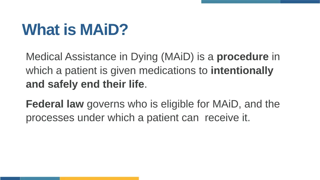 Engaging Individuals in Navigating MAiD Champlain - slide 3 of 20