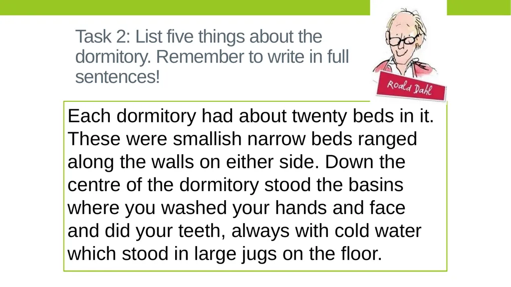 Boy Tales of Childhood by Roald Dahl LO: To - slide 4 of 8