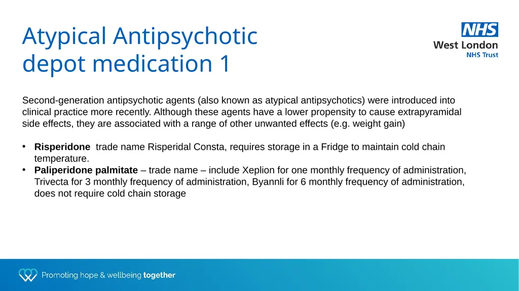 Depot training for Practice Nurses Presented by - slide 33 of 44