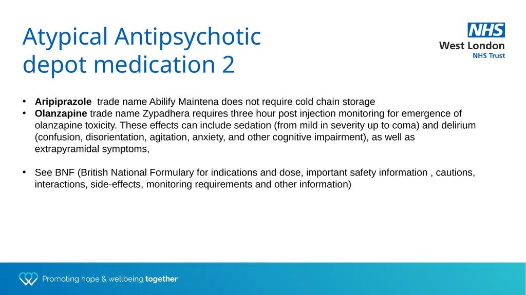 Depot training for Practice Nurses Presented by - slide 34 of 44