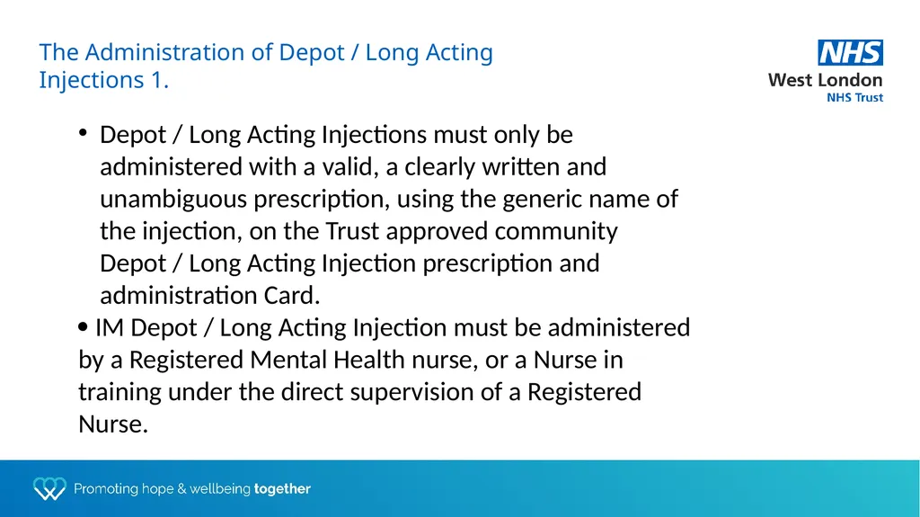 Depot training for Practice Nurses Presented by - slide 27 of 44
