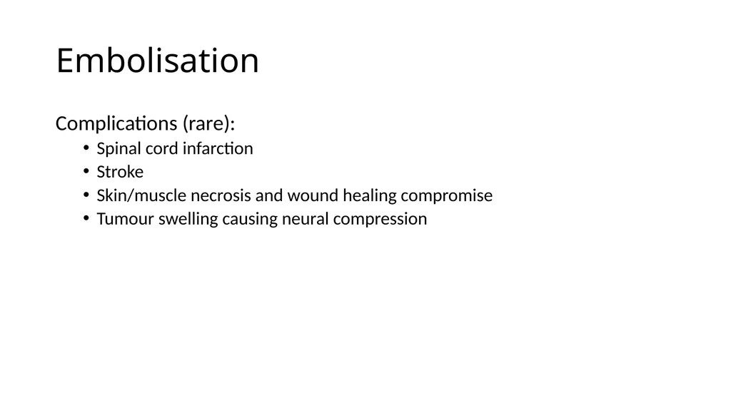 Preparation for spinal tumour - slide 8 of 19
