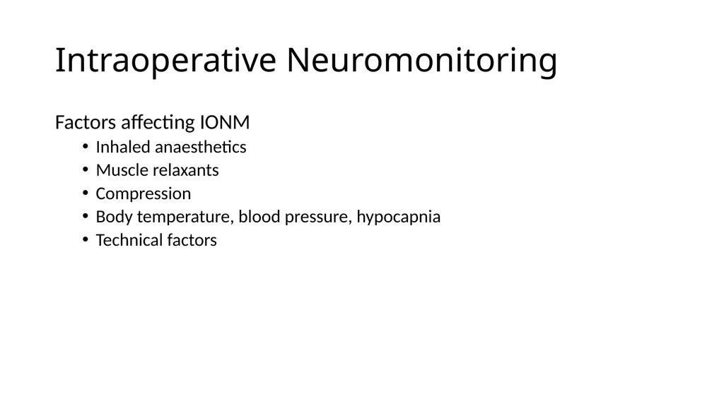 Preparation for spinal tumour - slide 15 of 19