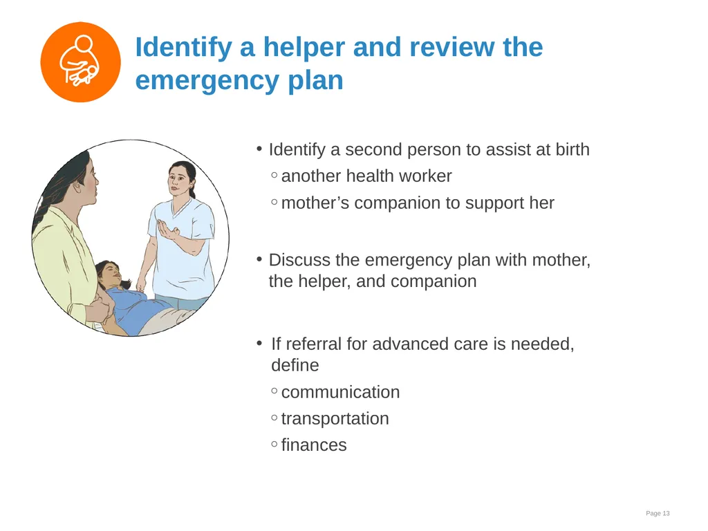 Preparation for birth Goal and learning outcomes - slide 13 of 25