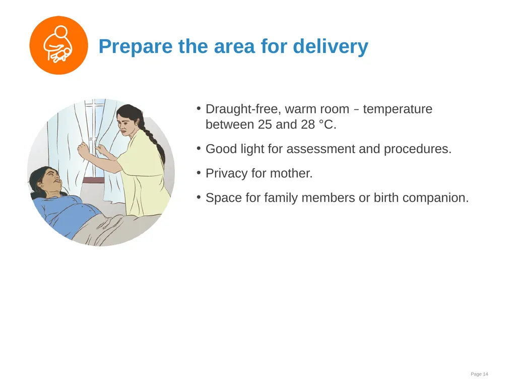 Preparation for birth Goal and learning outcomes - slide 14 of 25