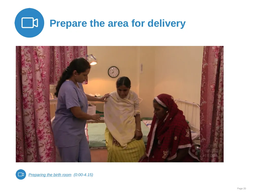 Preparation for birth Goal and learning outcomes - slide 20 of 25