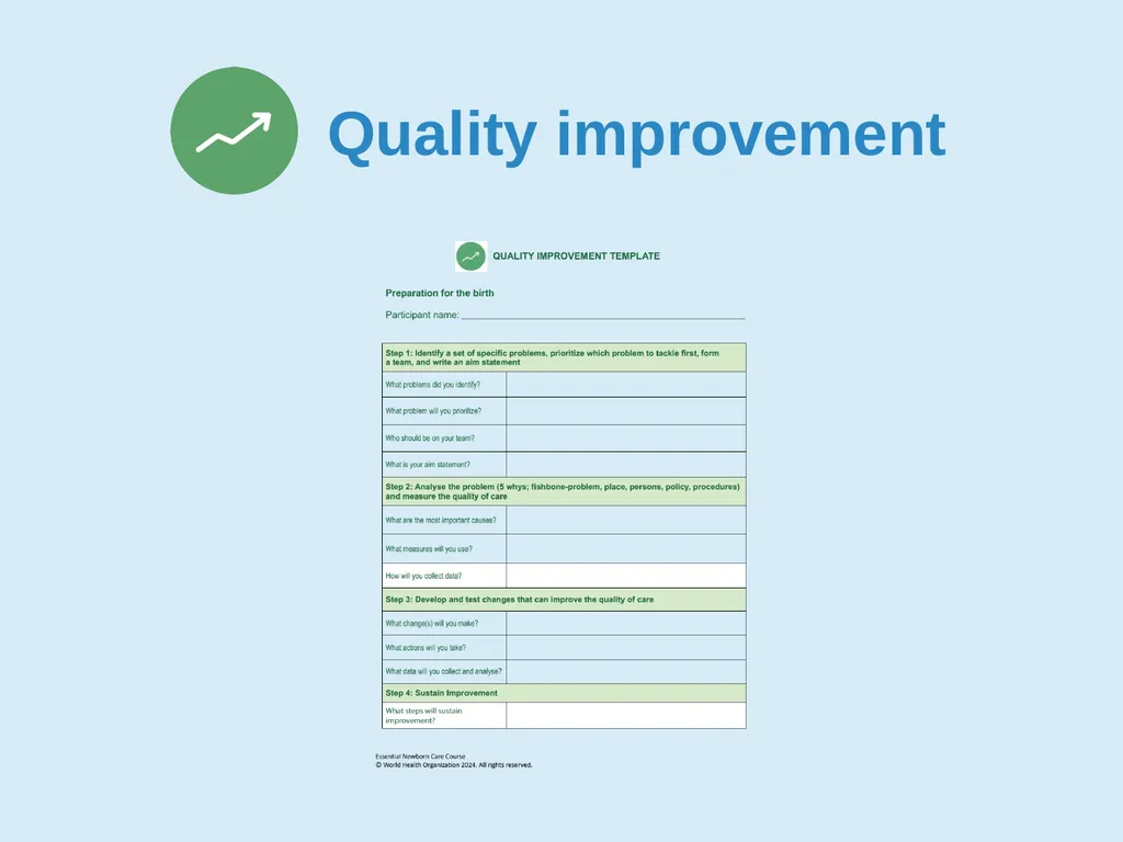 Preparation for birth Goal and learning outcomes - slide 24 of 25