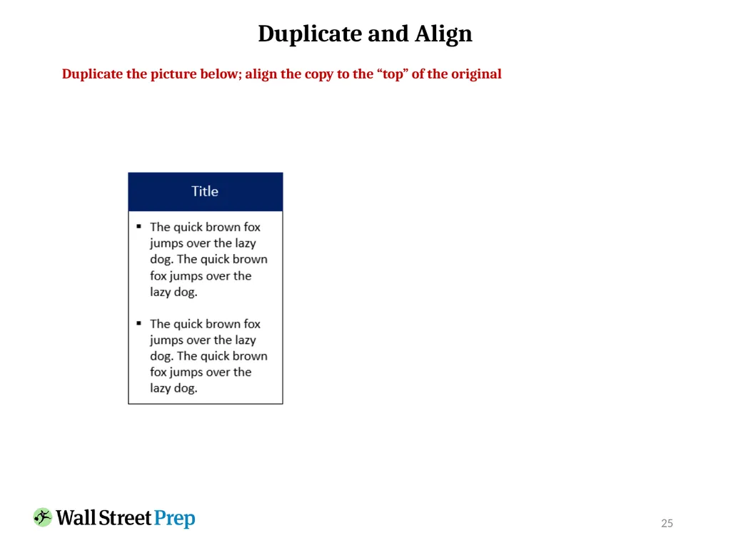 PowerPoint Speed Training Exercise Slides Quick - slide 25 of 65