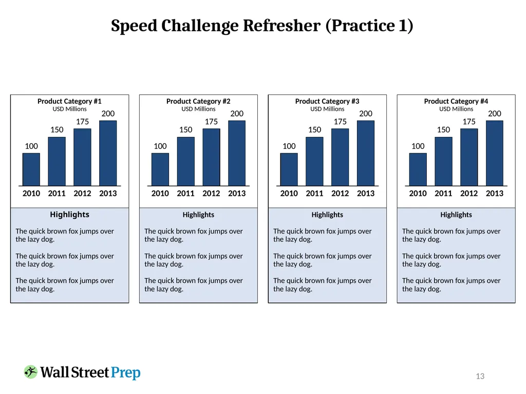 PowerPoint Speed Training Exercise Slides Quick - slide 13 of 65