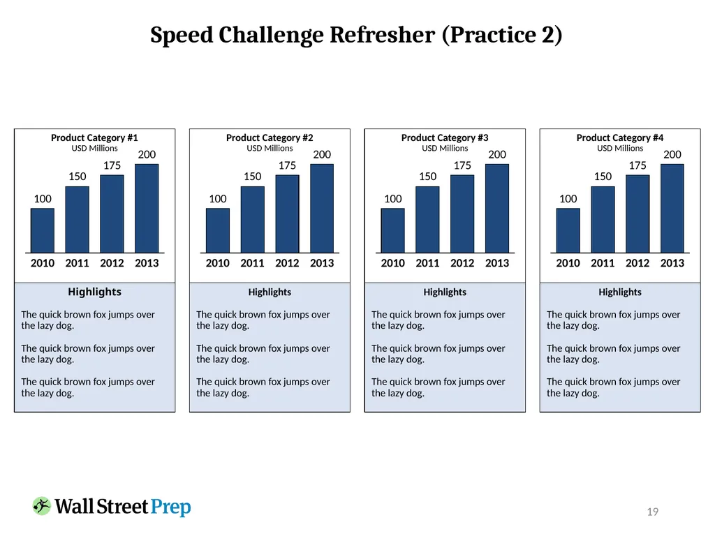 PowerPoint Speed Training Exercise Slides Quick - slide 19 of 65