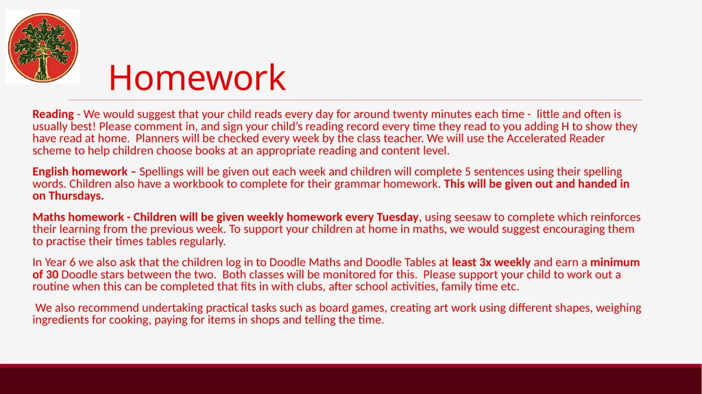 Welcome to Year 6 Year 6 The Y6 staff are: - slide 27 of 38