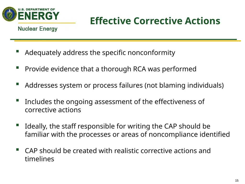 Assessing Quality Assurance Programs and - slide 15 of 23