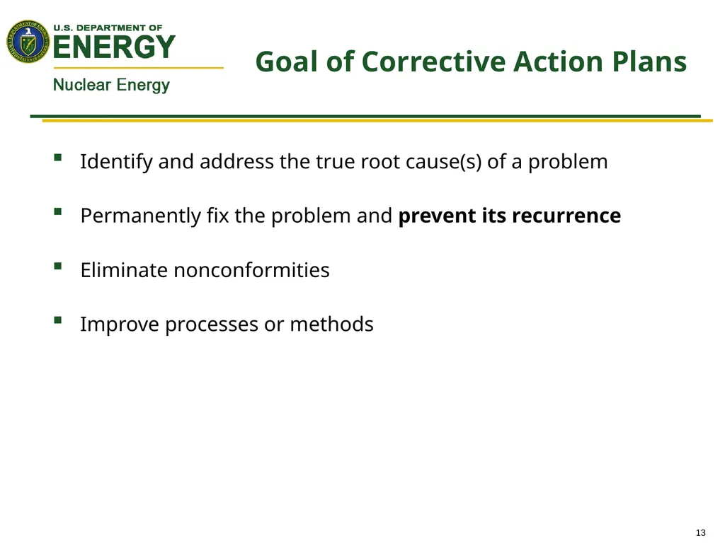 Assessing Quality Assurance Programs and - slide 13 of 23