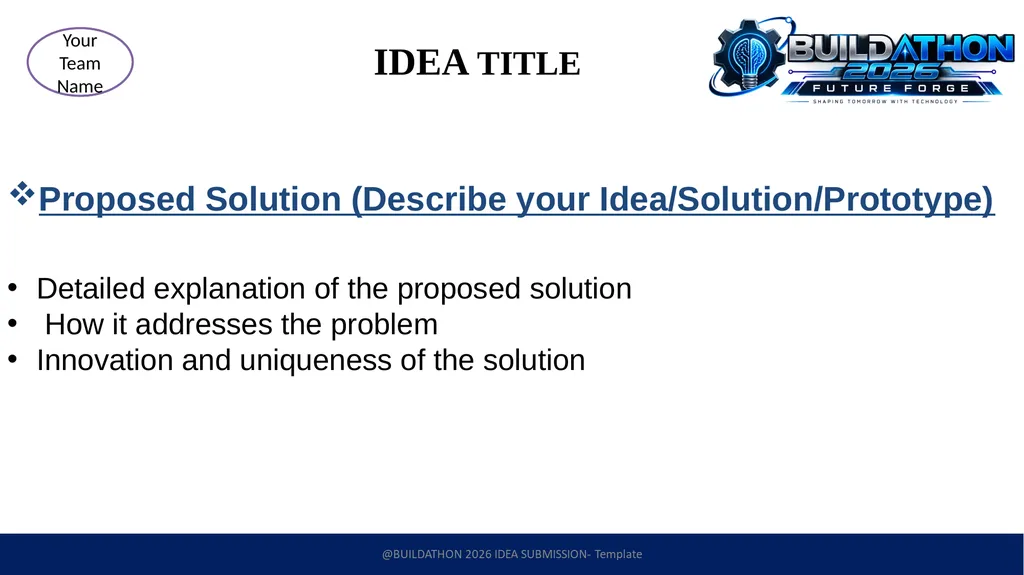 1 TITLE PAGE Problem Statement ID – Problem - slide 2 of 7