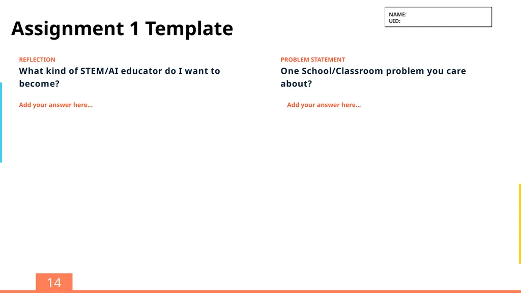 STEM & AI Educators Upskilling Program ORIENTATION - slide 14 of 15