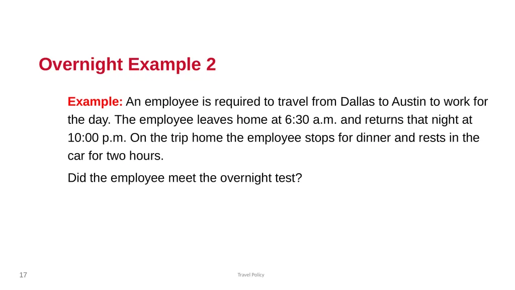 CSU Travel Policy Location Based Per Diem 1 2 - slide 17 of 23