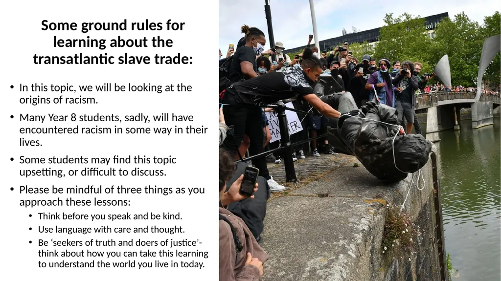 The transatlantic slave trade 1. Who lived in the - slide 3 of 17