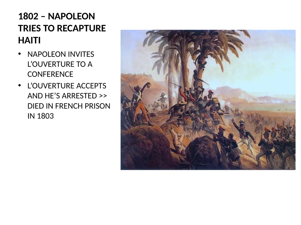 The Haitian Revolution What factors caused the - slide 13 of 15