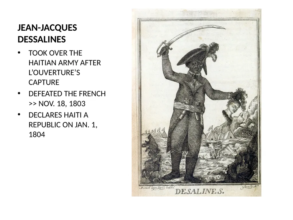 The Haitian Revolution What factors caused the - slide 14 of 15