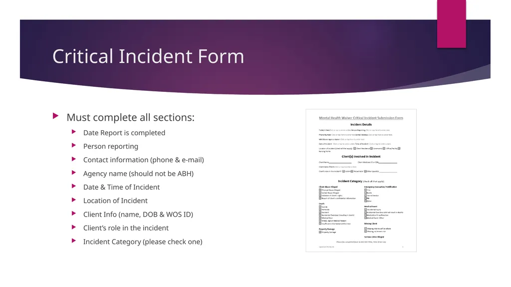 Community Support Person (CSP) Training CT Mental - slide 28 of 30
