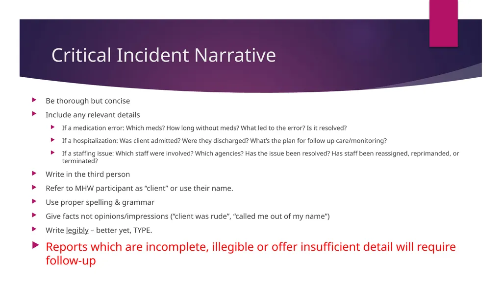 Community Support Person (CSP) Training CT Mental - slide 29 of 30