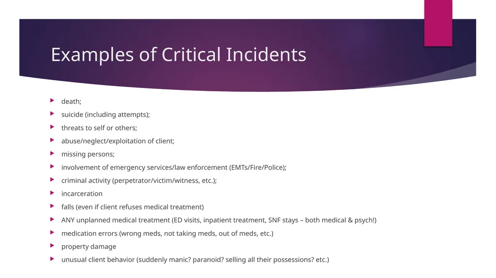 Community Support Person (CSP) Training CT Mental - slide 26 of 30