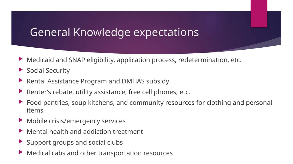 Community Support Person (CSP) Training CT Mental - slide 5 of 30