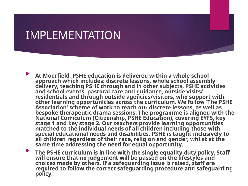 Relationships, Health and Sex Education in - slide 9 of 30